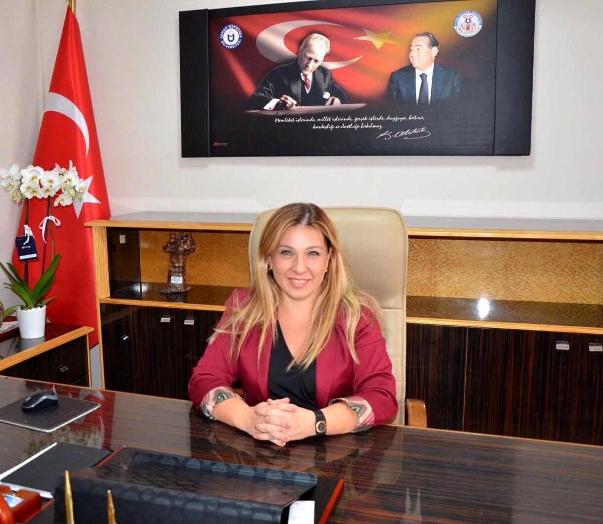 ADÜ\'nün ilk kadın başhekimi görevine başladı