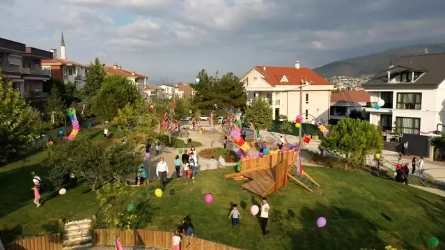 Son dakika haber... Çocukların tasarladığı parkı çocuklar açtı