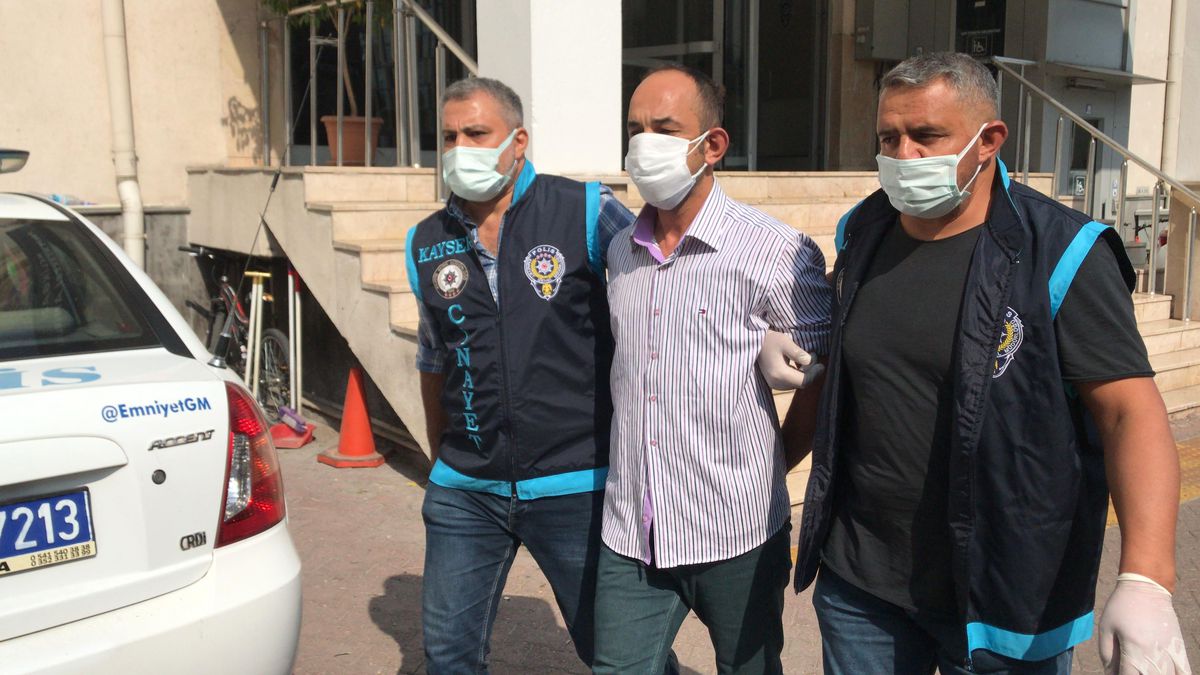 Kayseri\'de pencereden düşen kadını ittiği belirlenen zanlı tutuklandı