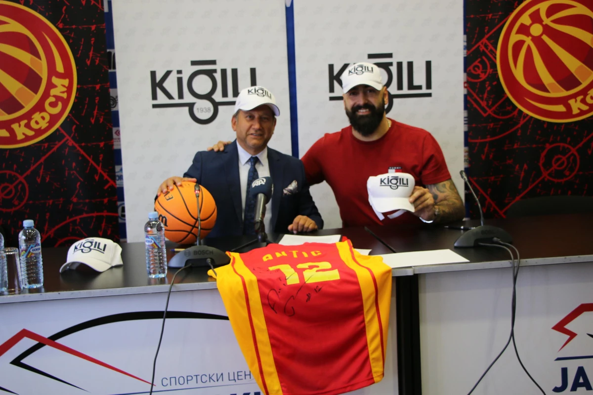 Kiğılı, Kuzey Makedonya Basketbol Milli Takımı\'na sponsor oldu