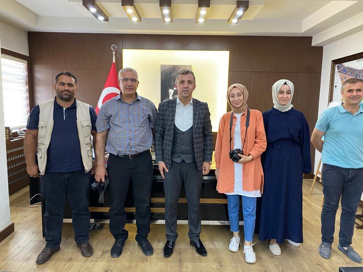 Midyat Kaymakamı Solmaz\'ı gazeteciler ziyaret etti