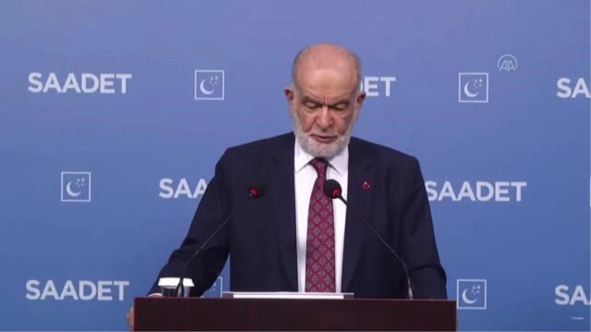 Saadet Partisi Genel Başkanı Karamollaoğlu, eğitim sürecine ilişkin değerlendirmede bulundu