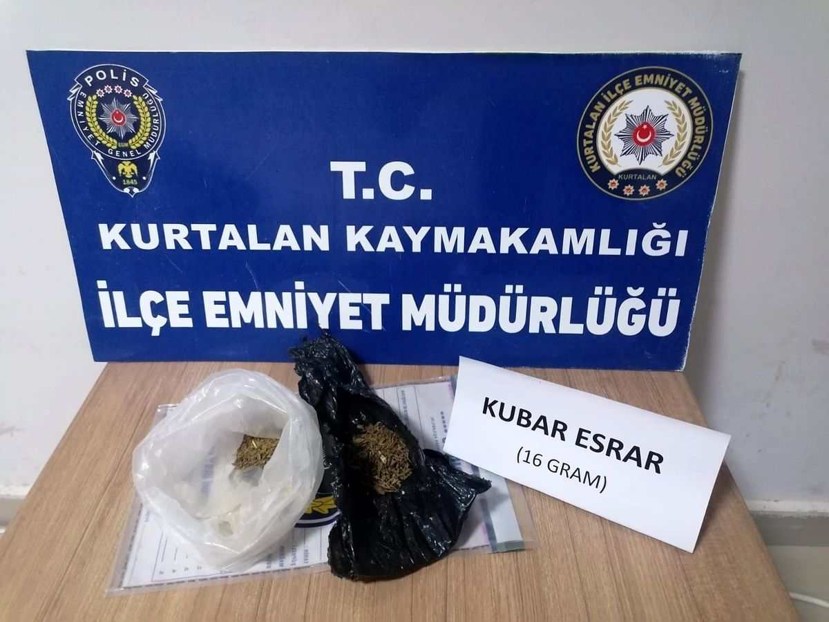 Siirt\'te üzerinde uyuşturucu tespit edilen 1 kişi yakalandı