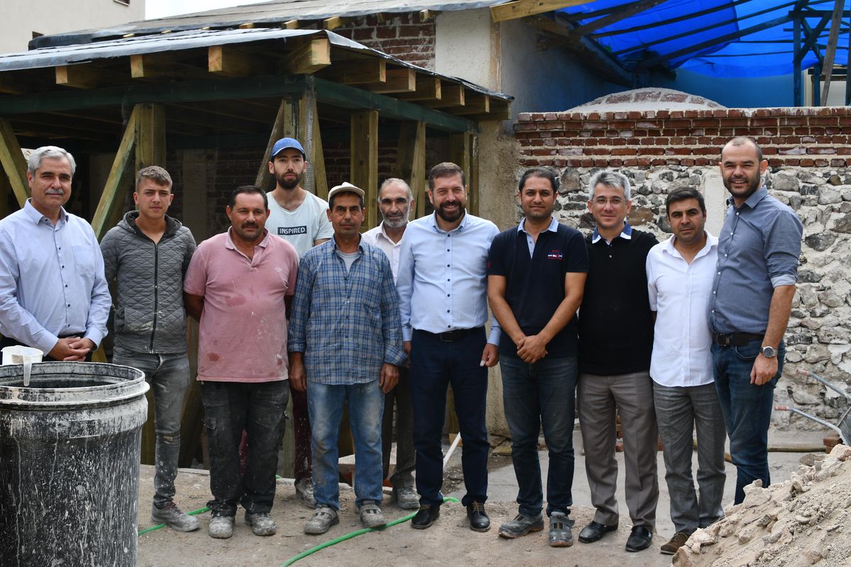 Sındırgı ilçesinde Osmanlı dönemine ait hamam restore ediliyor