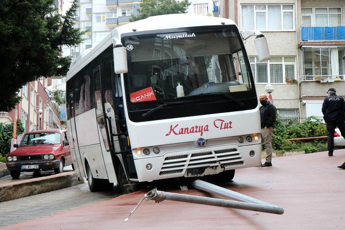 Son dakika haber | Tehlikeli yokuşta yine trafik kazası