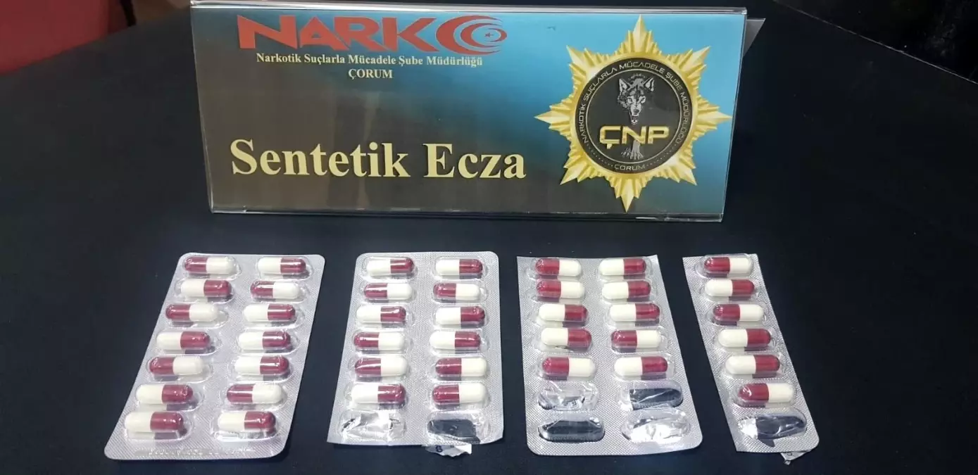 Son dakika... Çorum polisi\'nden sentetik ecza operasyonu
