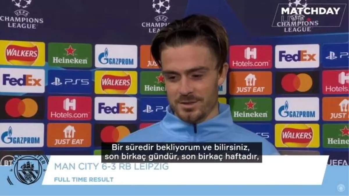 Jack Grealish, İlk Şampiyonlar Ligi Maçının Ardından Konuştu