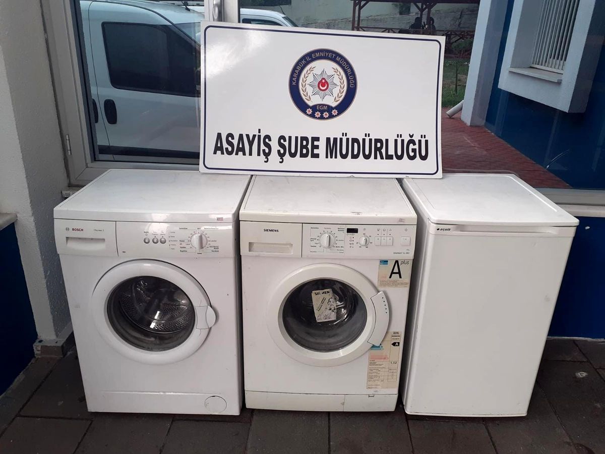 Karabük\'te beyaz eşya hırsızları yakalandı