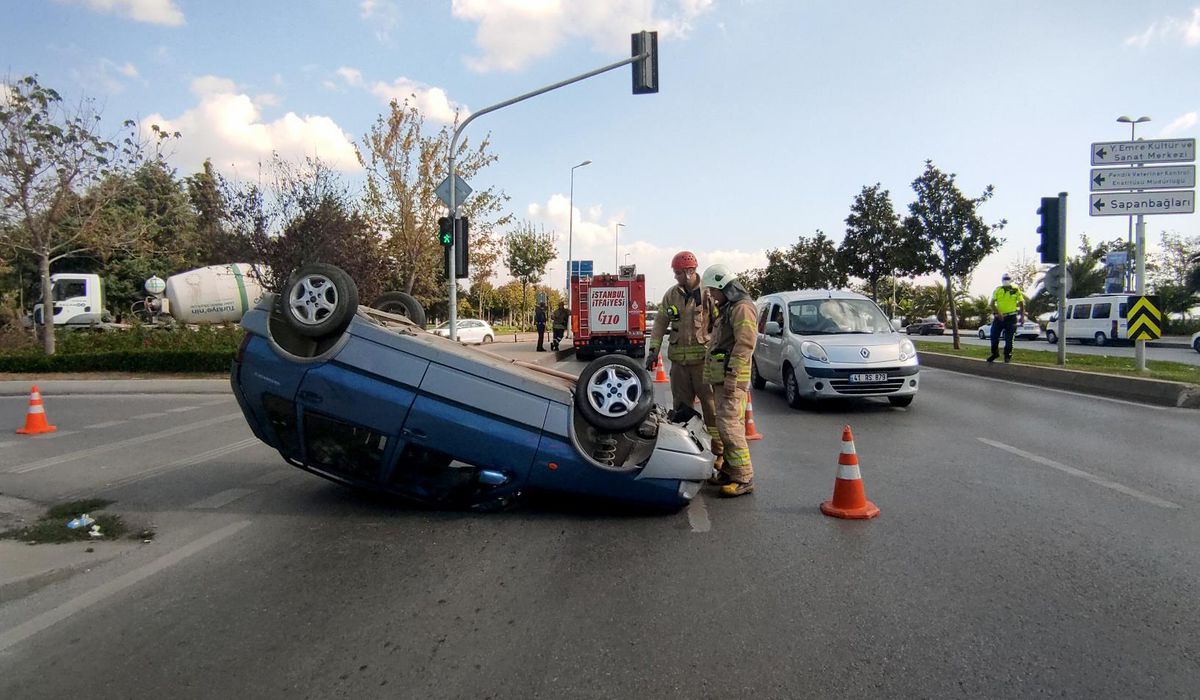 Kartal\'da trafik kazası