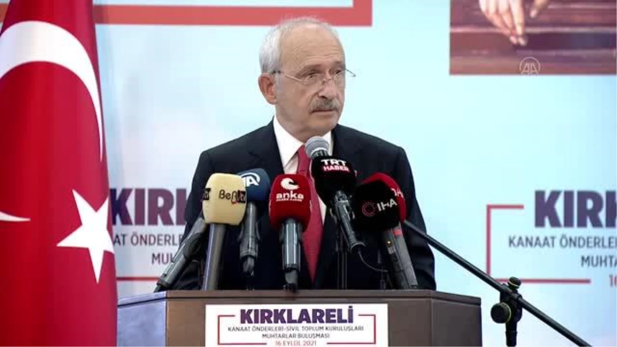 KIRKLARELİ - CHP Genel Başkanı Kılıçdaroğlu, Kırklareli\'nde esnaf ziyaretinde bulundu