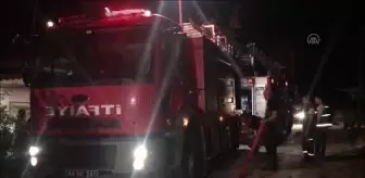 Odun deposunda çıkan yangın söndürüldü