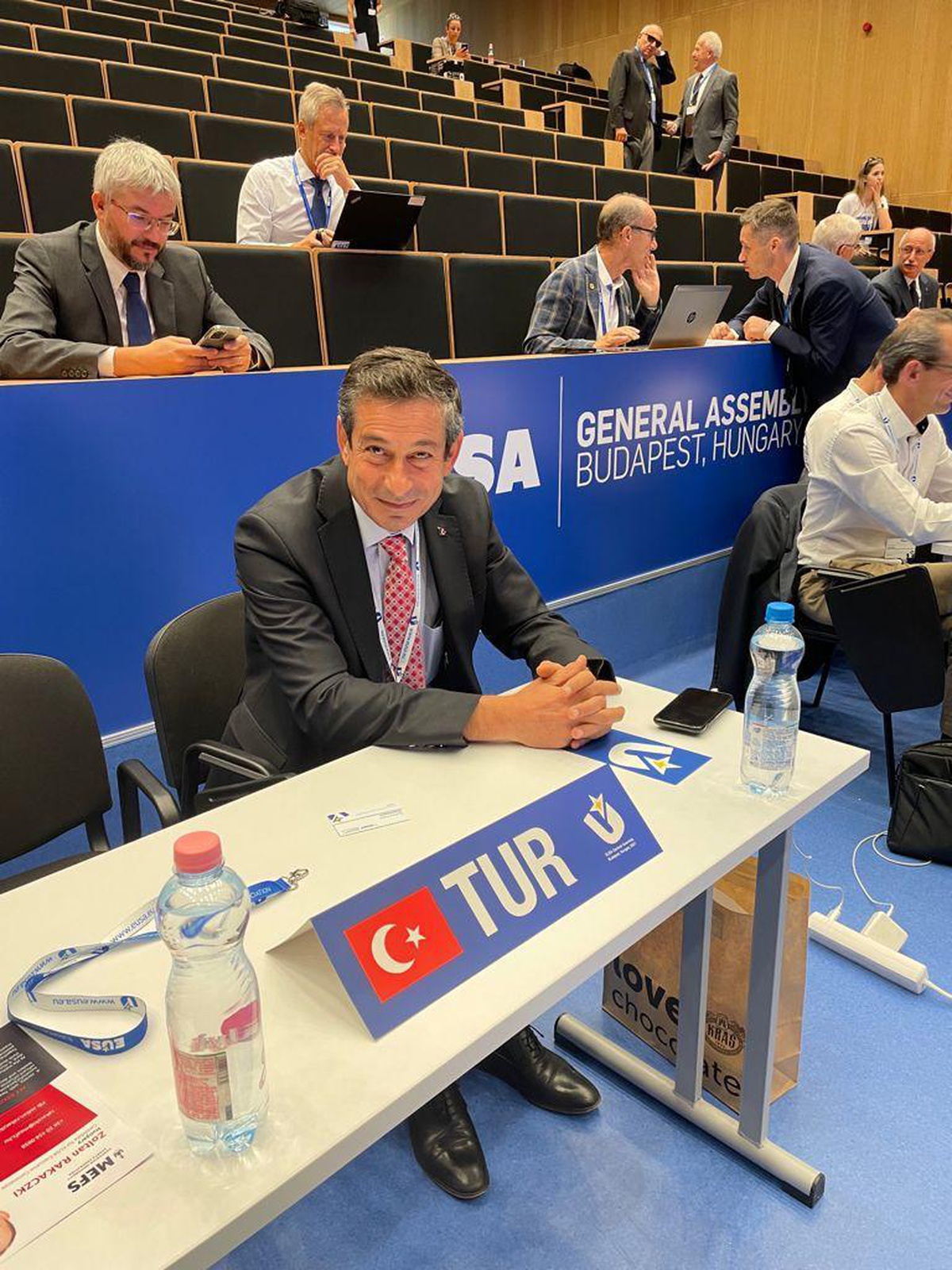 Prof. Dr. Mehmet Günay, Avrupa Üniversite Sporları Birliği üyeliğine seçildi