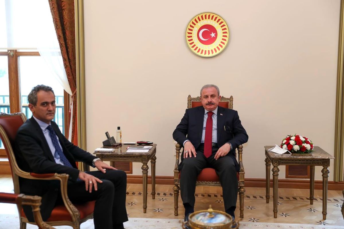 Son dakika haberleri | TBMM Başkanı Şentop, Milli Eğitim Bakanı Özer\'i ağırladı