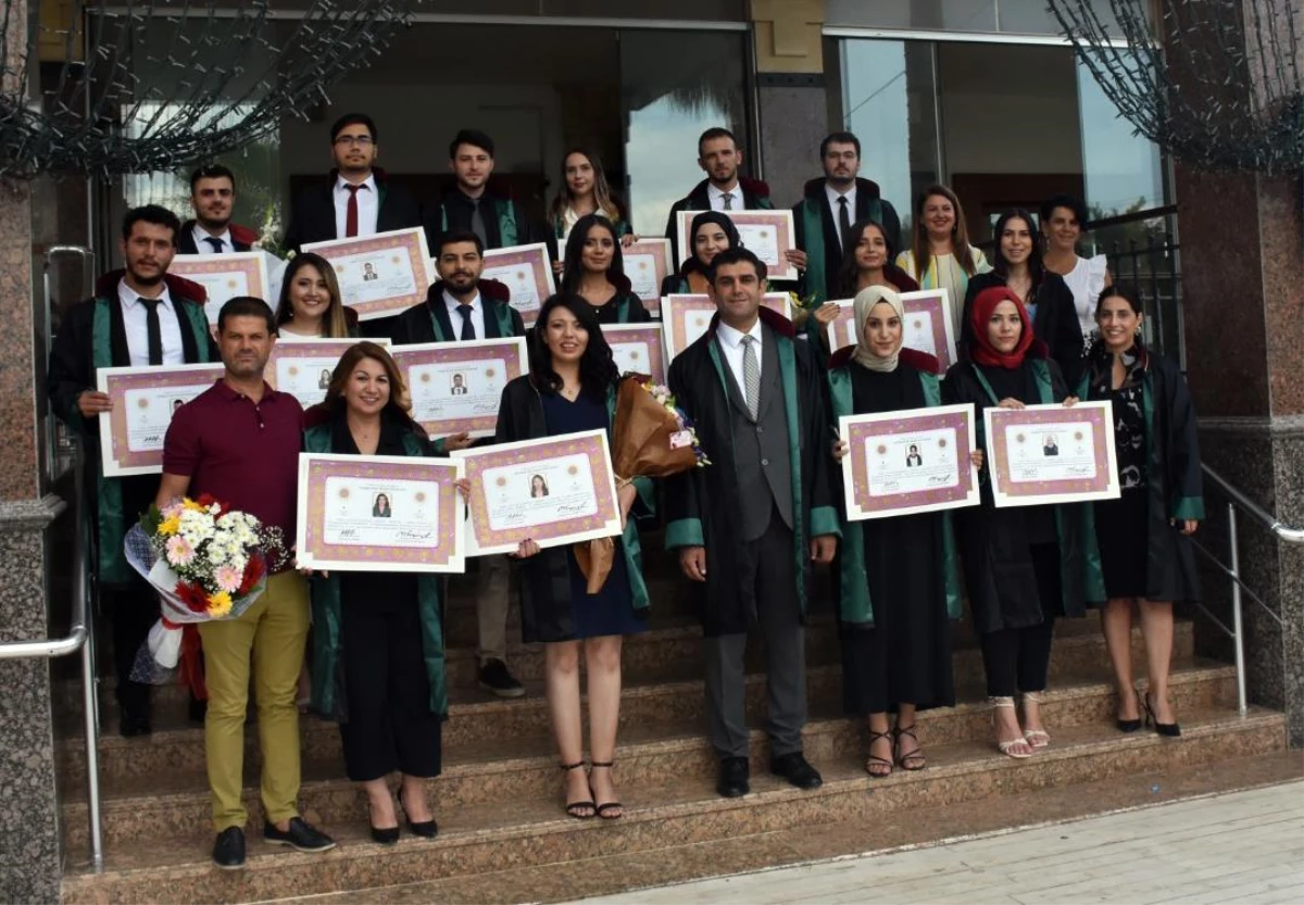 Adana\'da stajını tamamlayan 27 avukat mesleğe başladı