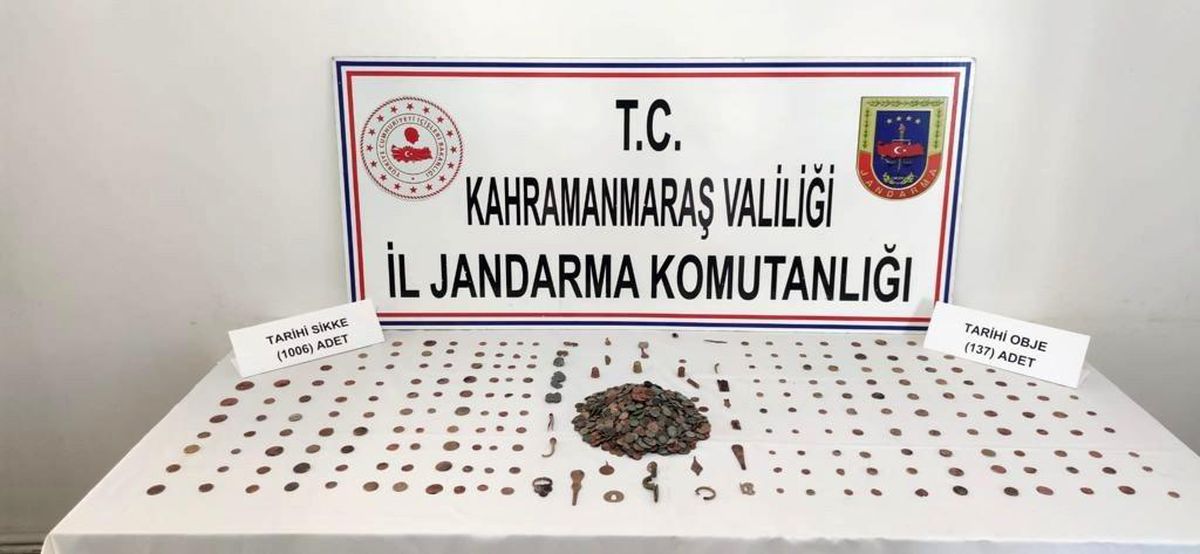 Kahramanmaraş\'ta tarihi eser kaçakçılığı