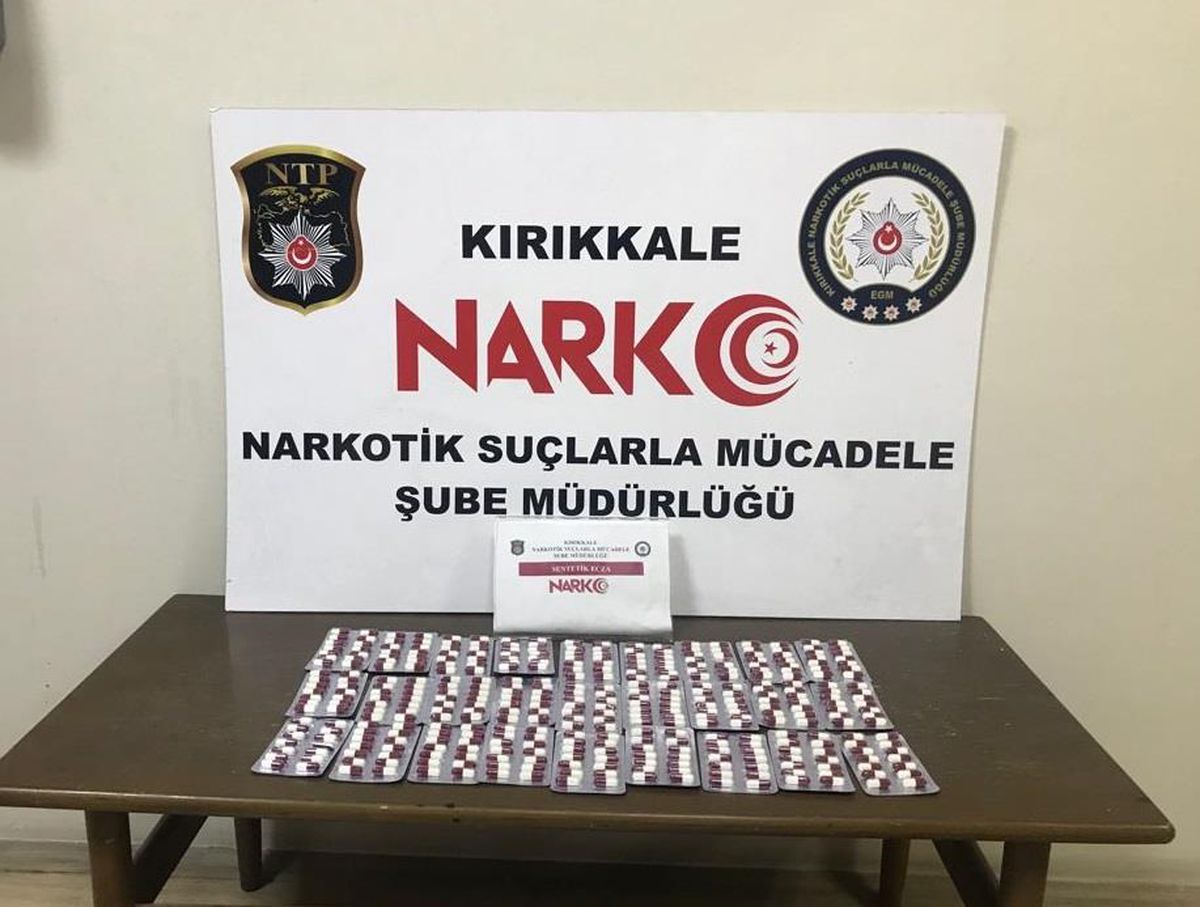Kırıkkale\'de 376 sentetik uyuşturucu hap ele geçirildi