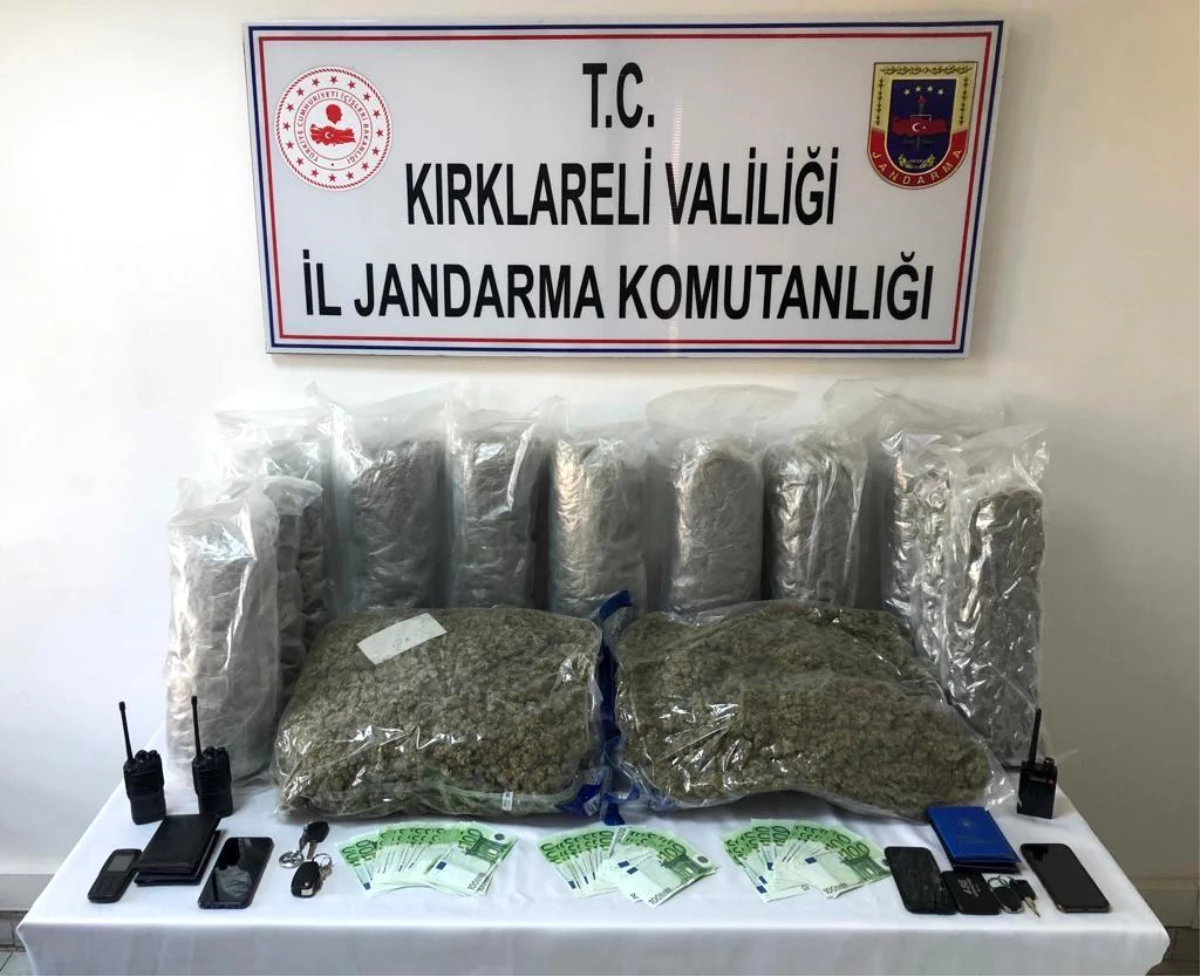 KIRKLARELİ - Jandarmadan uluslararası uyuşturucu çetesine operasyon: 7 gözaltı
