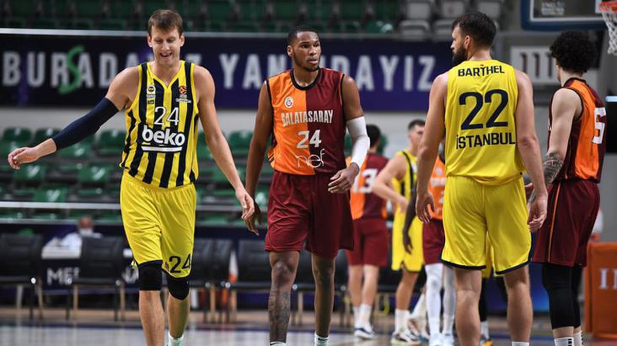 Son Dakika! Dev derbide Kanarya farka boğuldu! Cevat Soydaş Turnuvası\'nda Galatasaray NEF, Fenerbahçe Beko\'yu 91-75 yendi