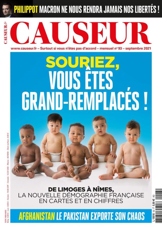 Fransa'yı karıştıran dergi kapağı! Bebeklerin alet edip ırkçılık yaptılar: Gülün, iyi yer kaptınız
