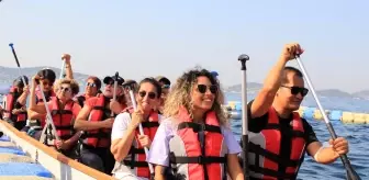 Kartal'da nefes kesen 'dragon bot yarışları' başladı