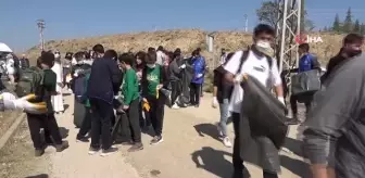Kırıkkale'de çevreci gençler tonlarca çöp topladı