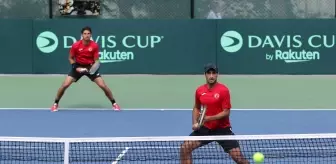 A Milli Erkek Tenis Takımı, Letonya'yı 4-0 yendi