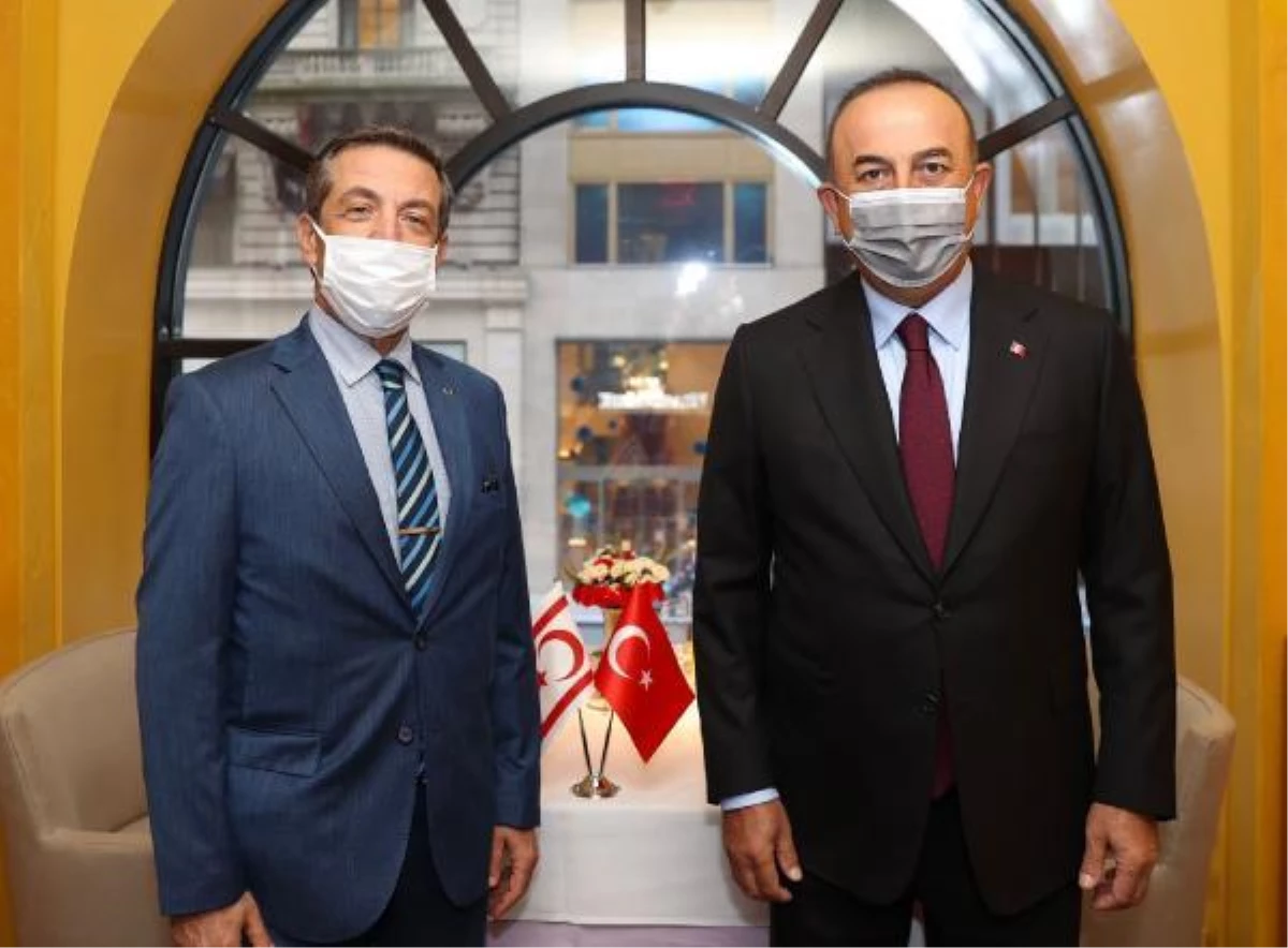 Son dakika haberleri... Dışişleri Bakanı Çavuşoğlu, KKTC Dışişleri Bakanı Ertuğruloğlu\'yla görüştü