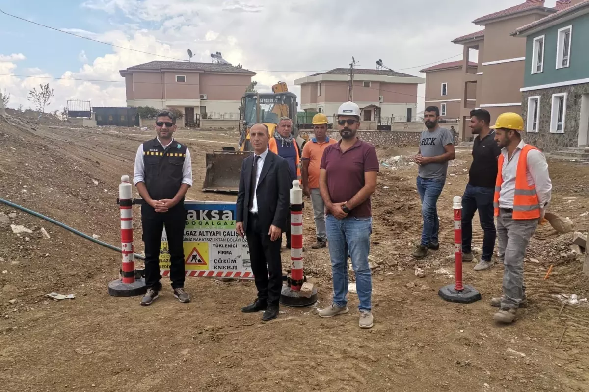 Elazığ\'ın Sivrice ilçesinde doğal gaz alt yapı çalışmaları başladı