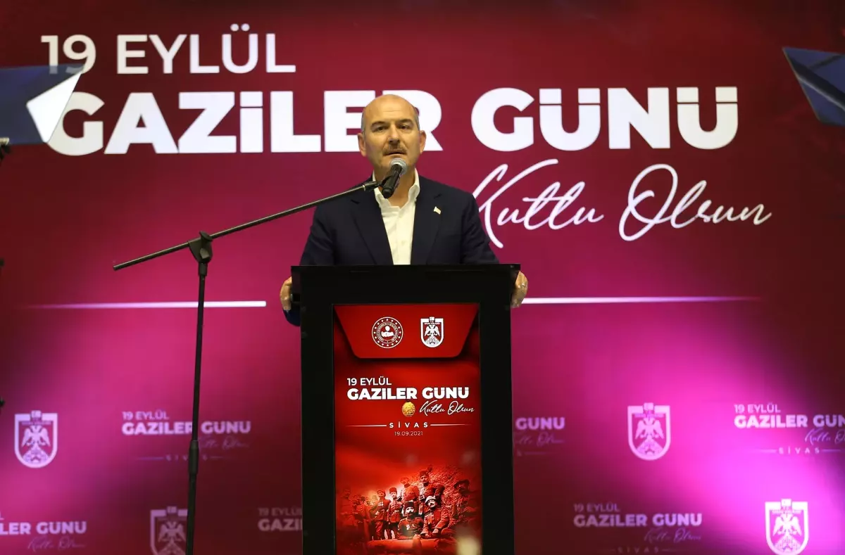 İçişleri Bakanı Süleyman Soylu, Sivas\'ta Gaziler Günü programında konuştu: (3)