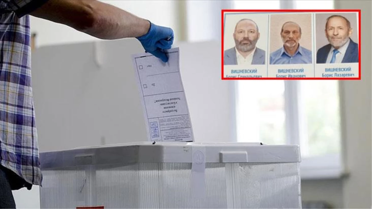 Rusya\'daki parlamento seçimlerinde, seçmenin kafası karıştı! Oy pusulası üzerinde ismi ve görünüşü aynı olan 3 aday var