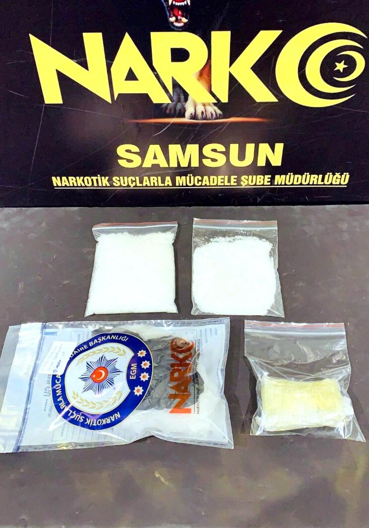 Samsun\'da bir kişi 303 gram metamfetamin ile yakalandı