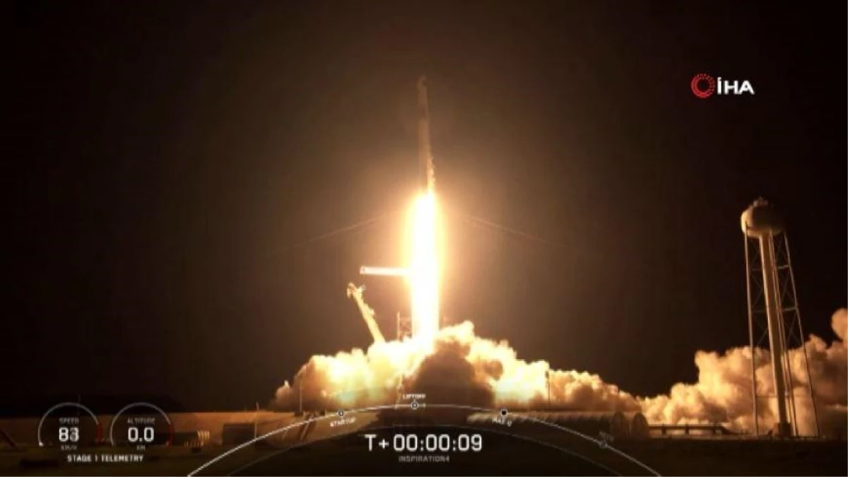 Spacex\'in 3 günlük uzay yolculuğu bitti