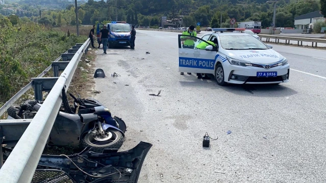 Trafik kuralına uymayan motosiklet sürücüsü hayatını kaybetti