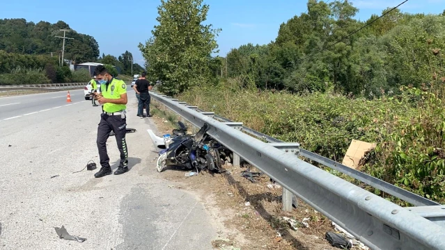 Trafik kuralına uymayan motosiklet sürücüsü hayatını kaybetti
