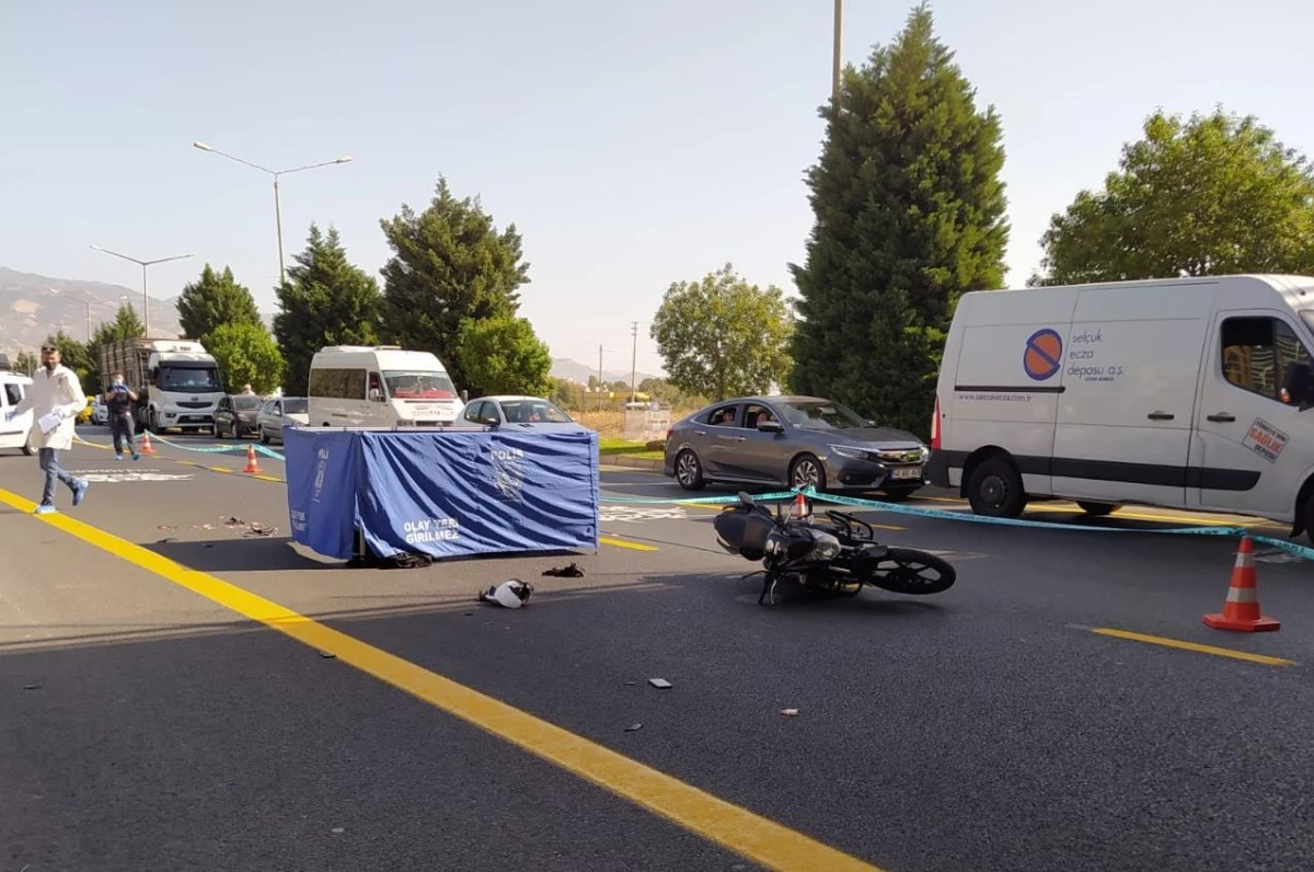 Aydın\'da otobüsle çarpışan motosikletin sürücüsü öldü