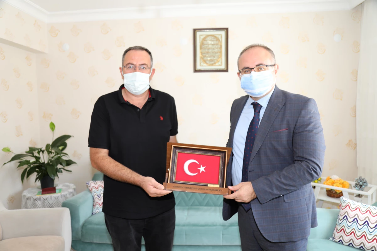 Çubuk Kaymakamı Keleş ve Belediye Başkanı Demirbaş\'tan gazilere ziyaret
