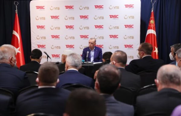 Cumhurbaşkanı Erdoğan, ABD'deki Müslüman toplumun temsilcilerini kabul etti