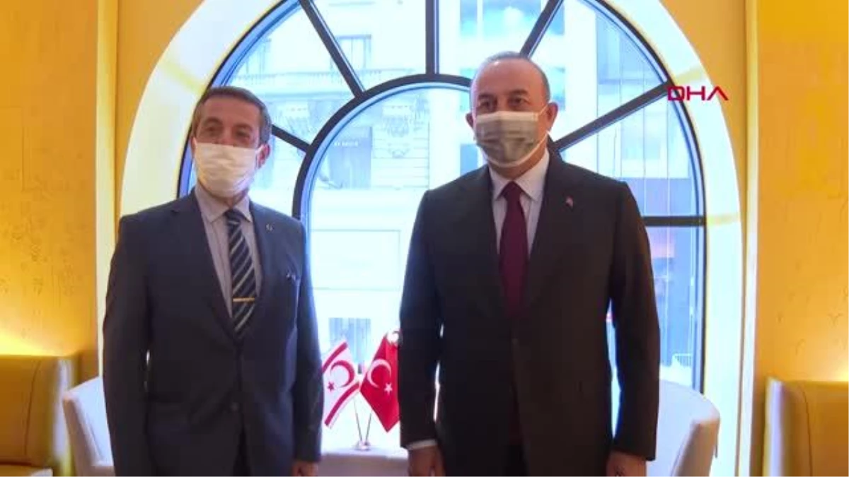 Dışişleri Bakanı Çavuşoğlu, KKTC Dışişleri Bakanı Ertuğruloğlu\'yla görüştü