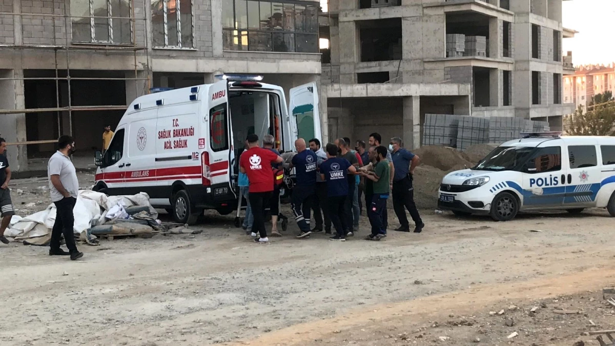 Son dakika haberi: Elazığ\'da inşaatın 7. katından düşen işçi hayatını kaybetti