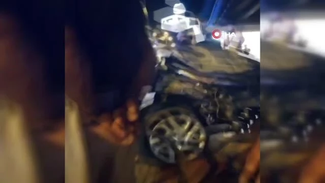 Hatay'da minibüs ile otomobil çarpıştı: 7 yaralı
