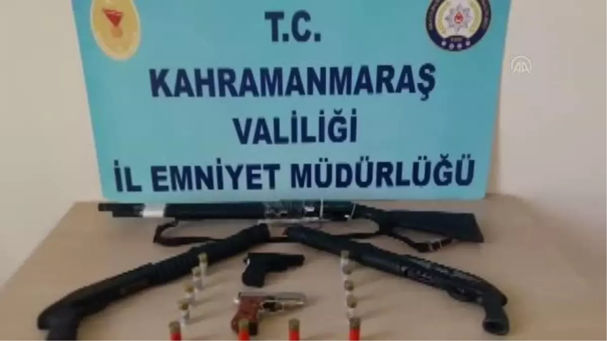 Son dakika haberleri | KAHRAMANMARAŞ - Polis denetimlerinde 32 silah ele geçirildi