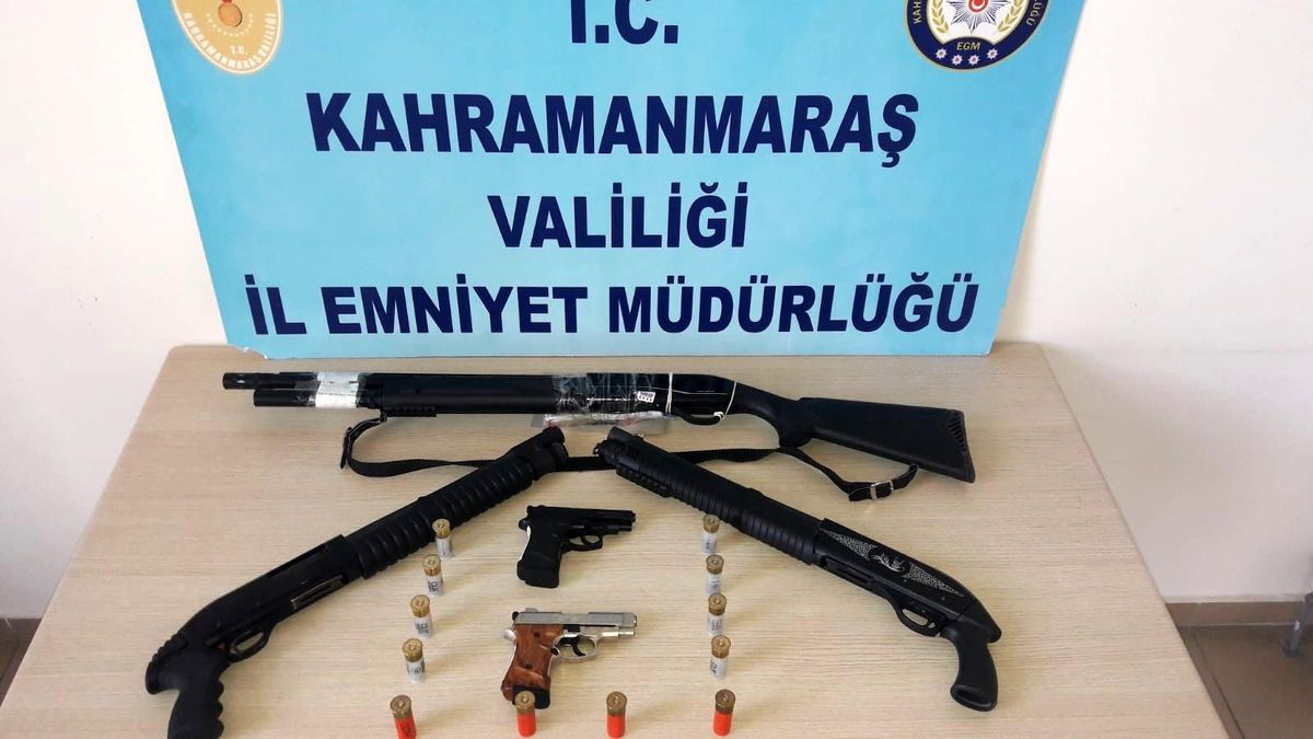 Kahramanmaraş\'ta 29 adet silah ele geçirildi
