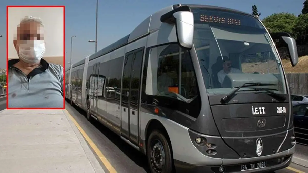 Metrobüste maske takması için uyardığı şahıs gözünü çıkardı