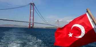 1915 Çanakkale Köprüsü 318 metre yükseklikten görüntülendi