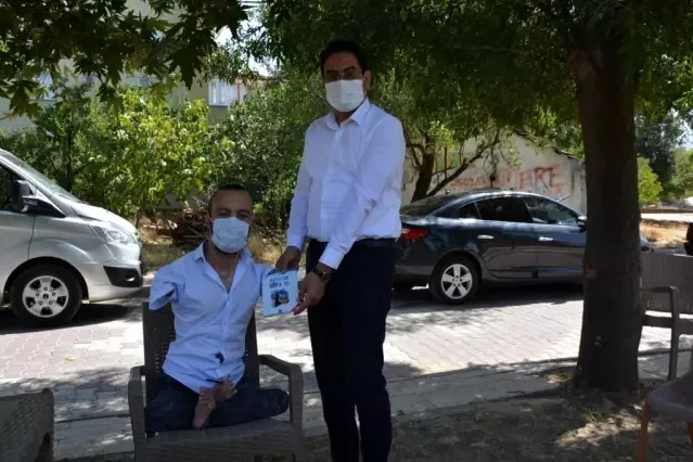 Son dakika spor: Bedensel engelli milli yüzücü Sefa Yurtkölesi Selendi'de söyleşi gerçekleştirdi
