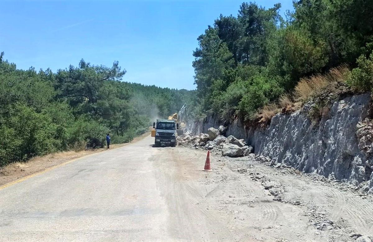 Gökben- Kabaağaç Yolu Genişletildi