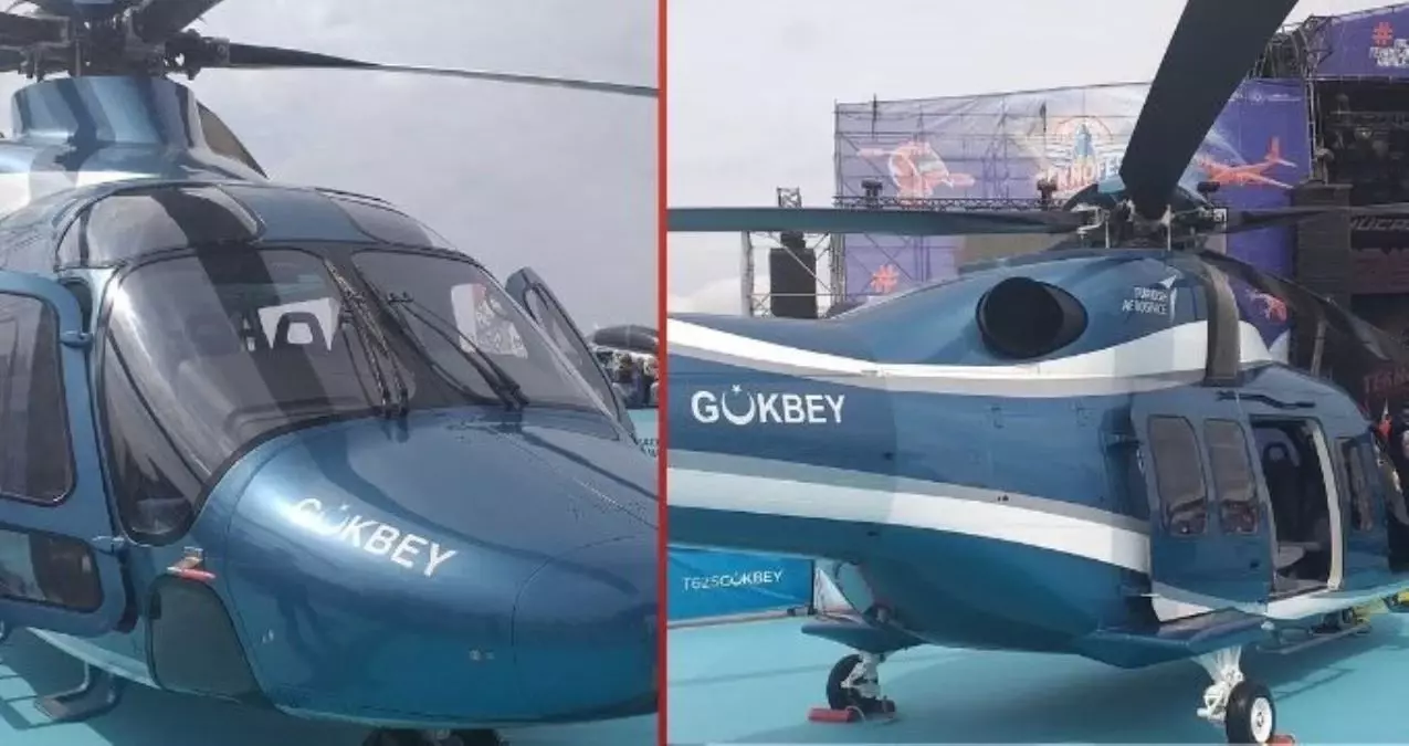 Gökbey helikopterinden şov! Teknofest\'e özel uçuş gösterisi yapacak