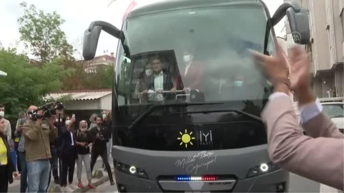 İYİ Parti Genel Başkanı Akşener, Çatalca\'da ziyaretlerde bulundu