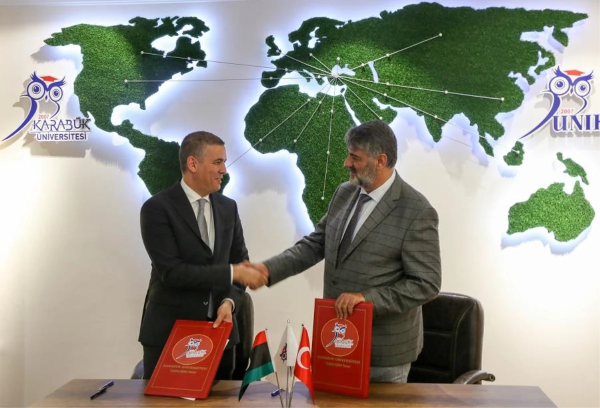Karabük Üniversitesi ile Libya arasında eğitimde iş birliği protokolü imzalandı