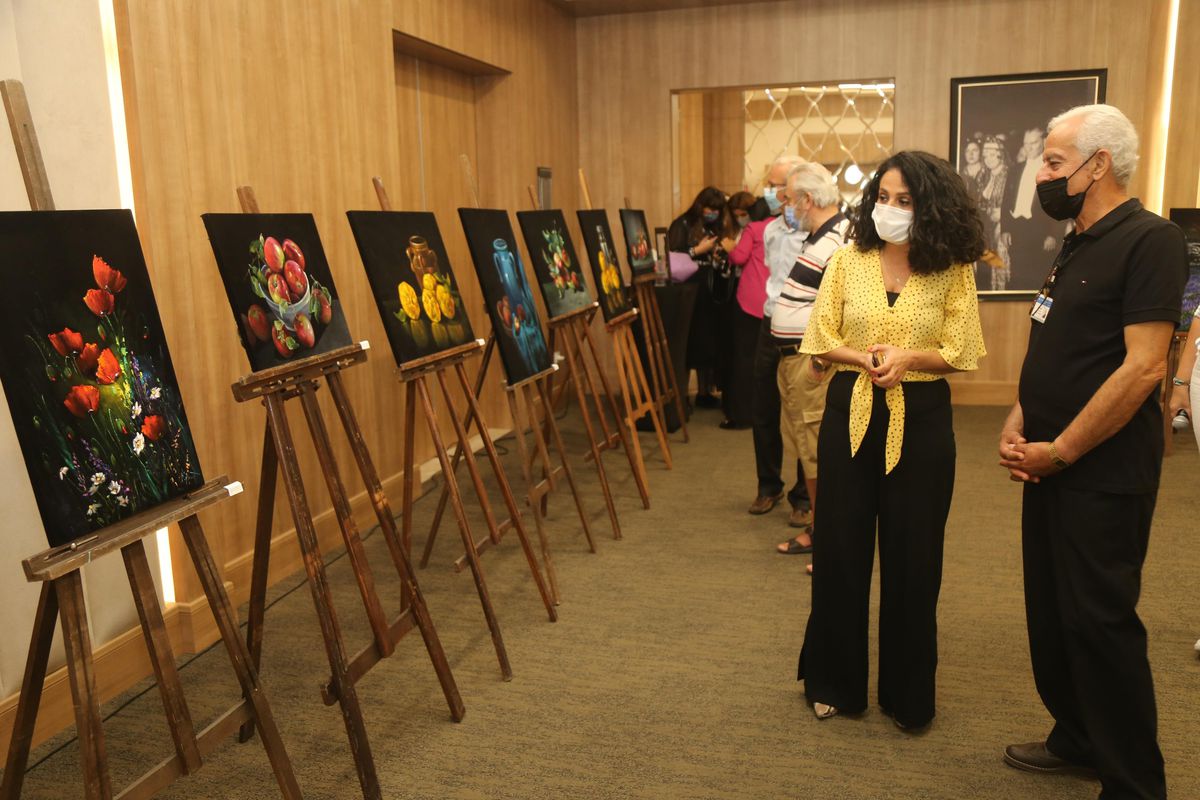 Ressam Ahmet Şahit\'in oğlu Ferit Şahit anısına oluşturduğu resim sergisi açıldı